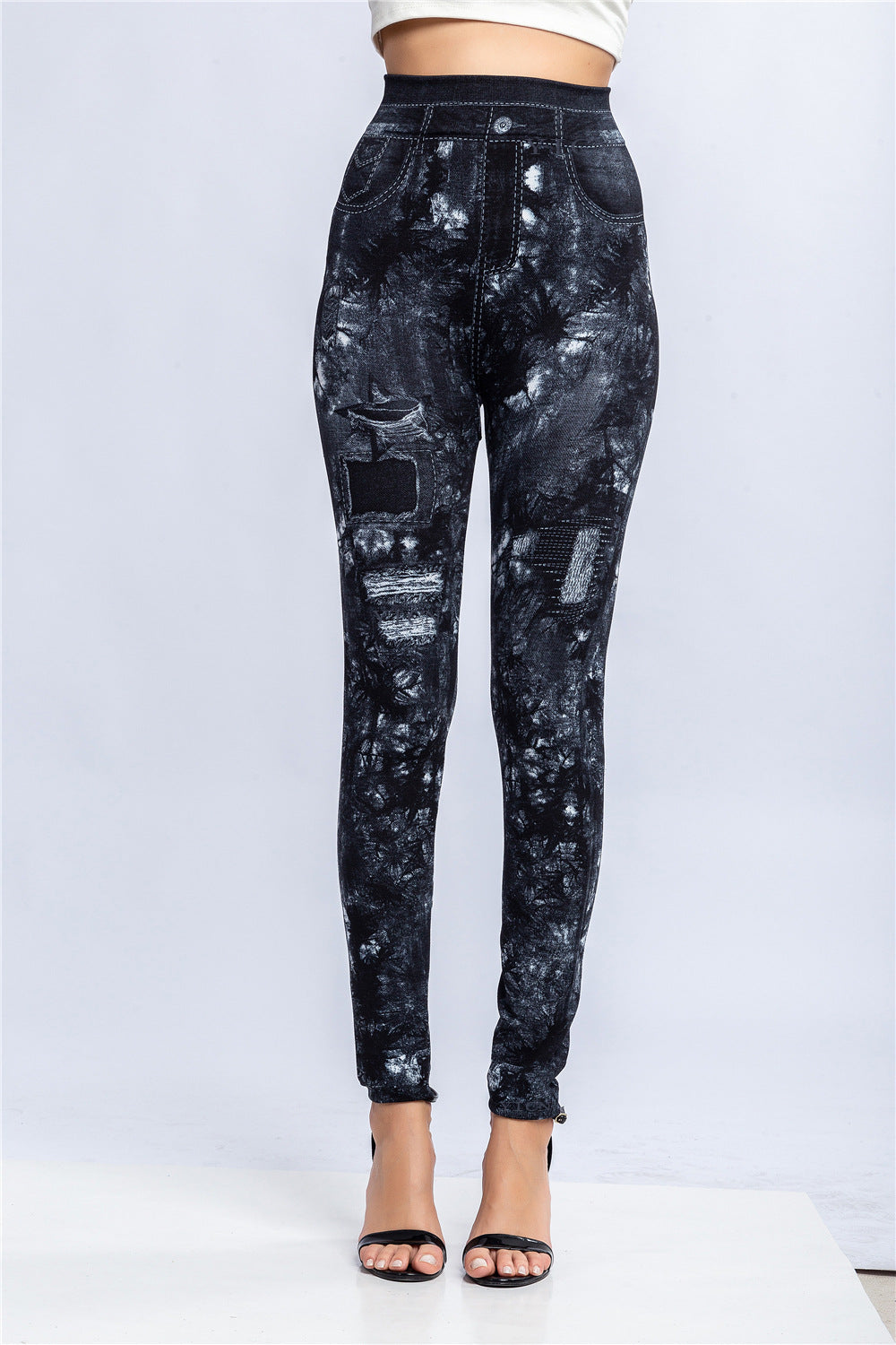 Slim-fit Hip-lifting Breathable Super Stretch Cropped Trousers