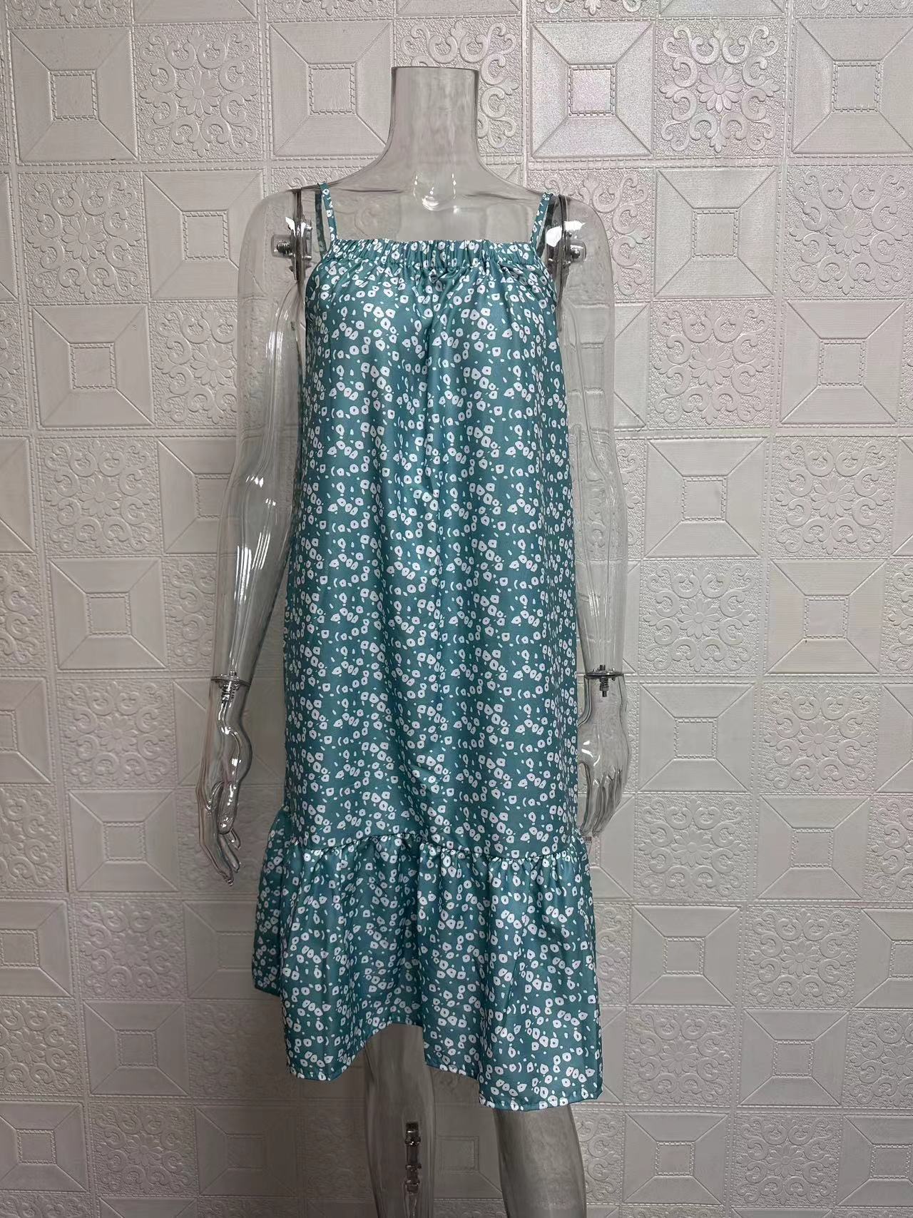 Women's Fashion Loose Floral Slip Dress