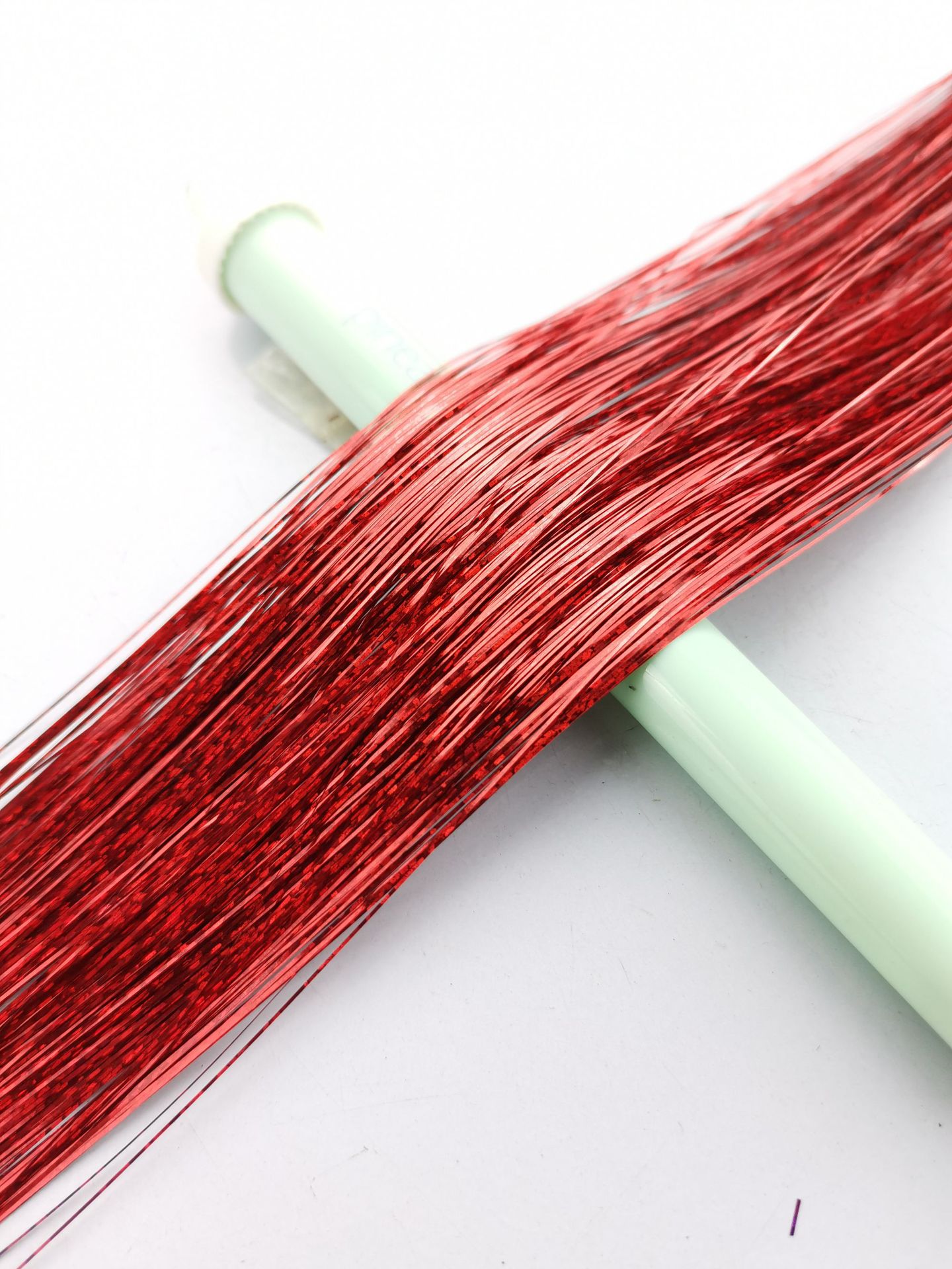 Colorful Silk Pet Silk Color Wig Set Suit