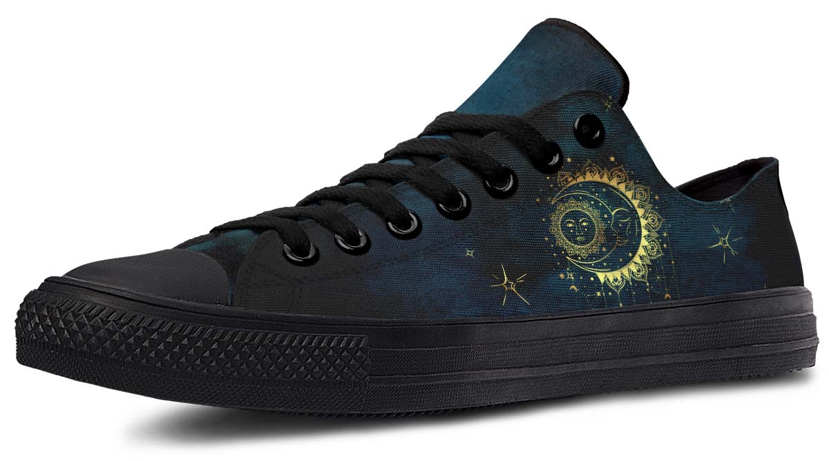 Fashion Print Couple Low-Top Canvas Shoes