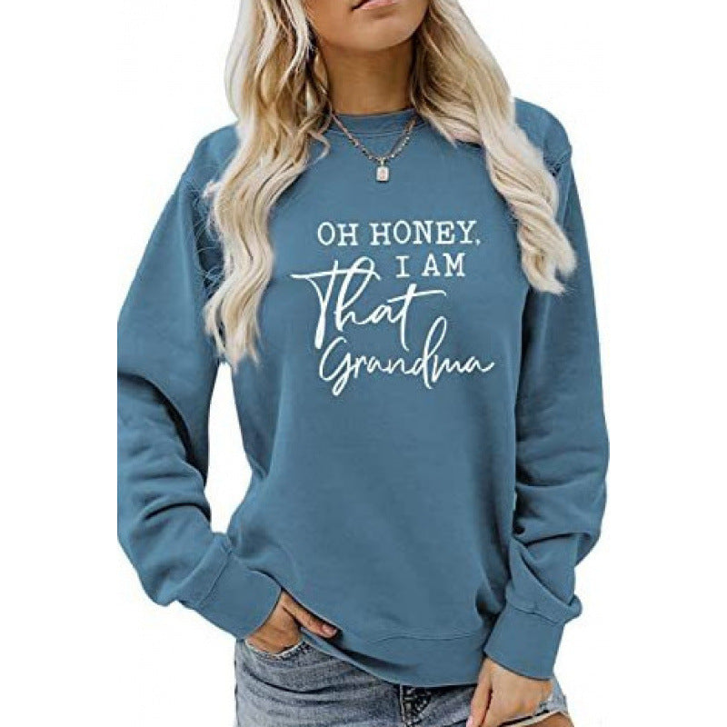 Womens Casual Printed Sweatshirt