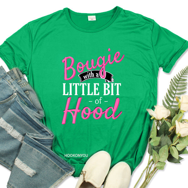 Women's Loose Round Neck Short Sleeves