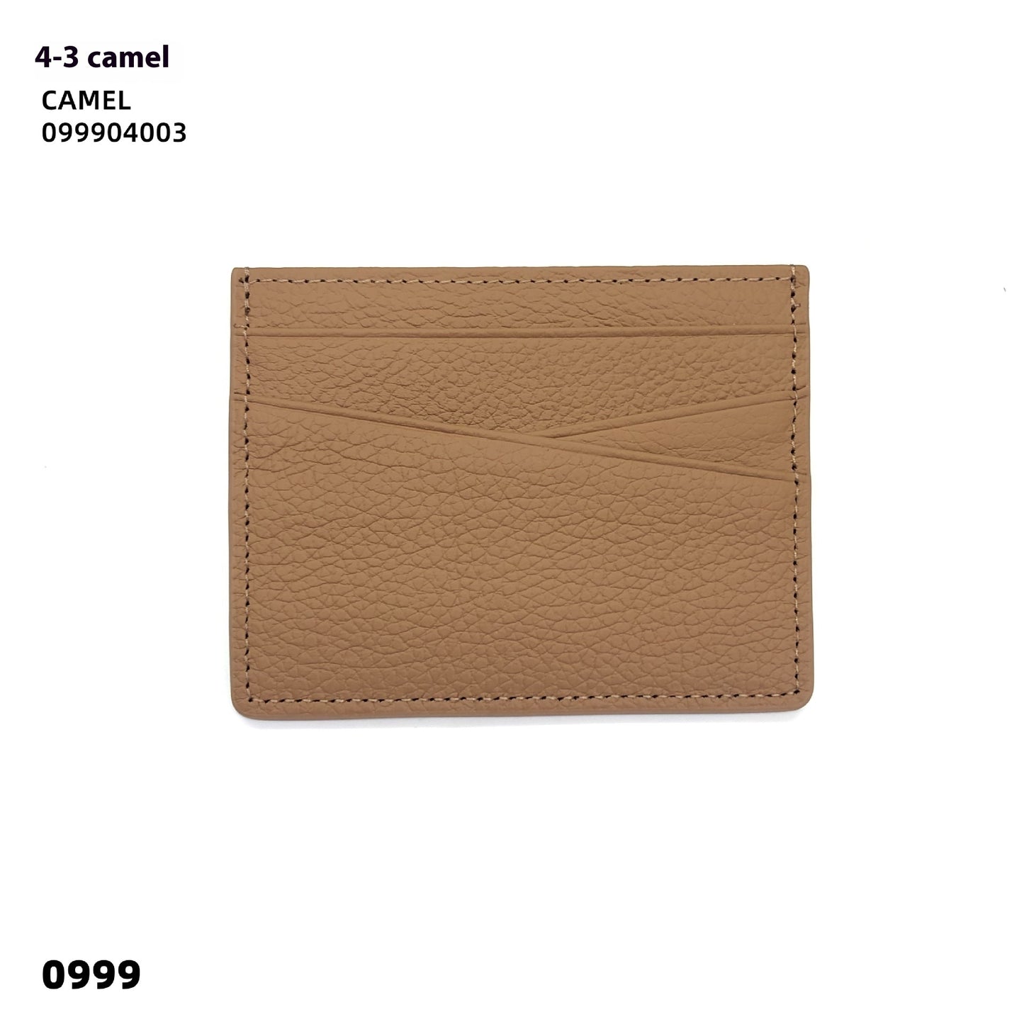 Leather Oil Edge Oblique Thin Bank Card Holder Soft Cowhide Document Package