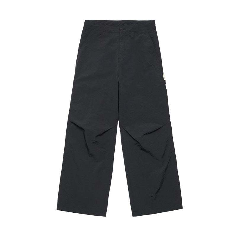 High Street Design Casual Loose Straight Trousers