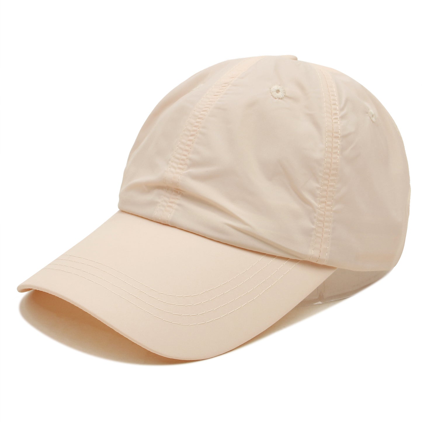 Baseball Cap Women's Outdoor Sports Cap With Hair Extensions Adjustable Quick-drying
