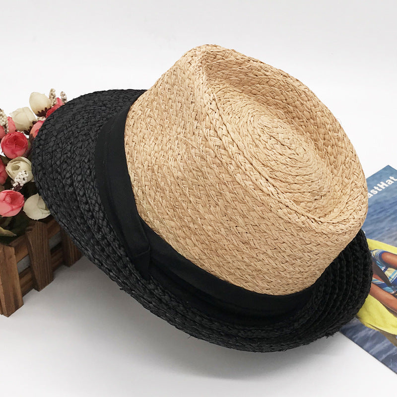 Korean Version Raffia Top Hat Beach Sunshade Sunscreen
