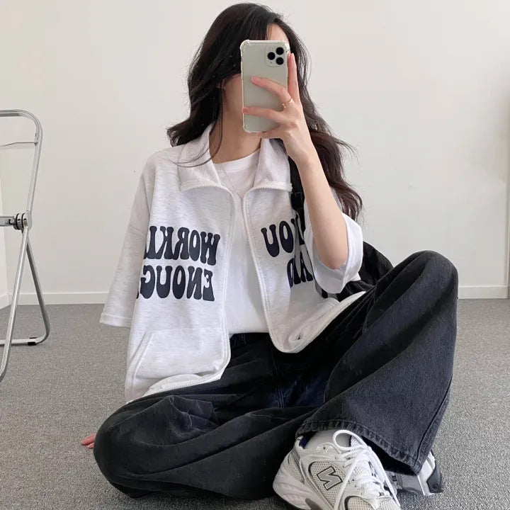Korean Style Sweater Slightly Fat Girls Wear
