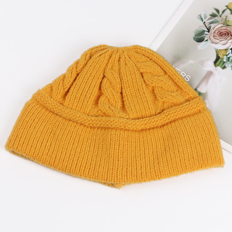 New Japanese Slouchy Knitted Fisherman's Hat Girl