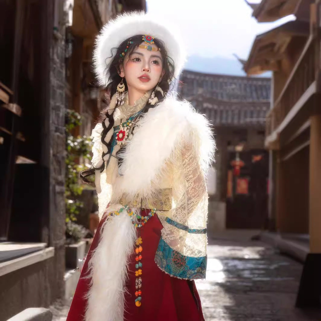 Travel Photography Tourism Photography Ethnic Style Tibetan Clothing