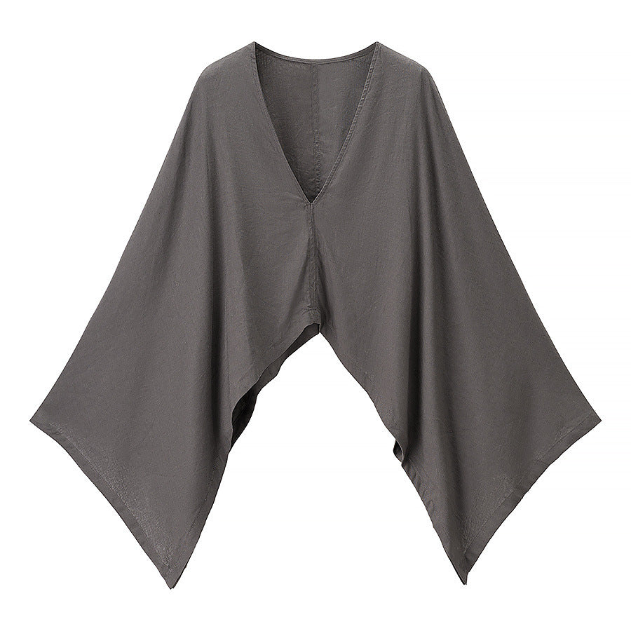 Asymmetrical Kimono-style Outerwear Top