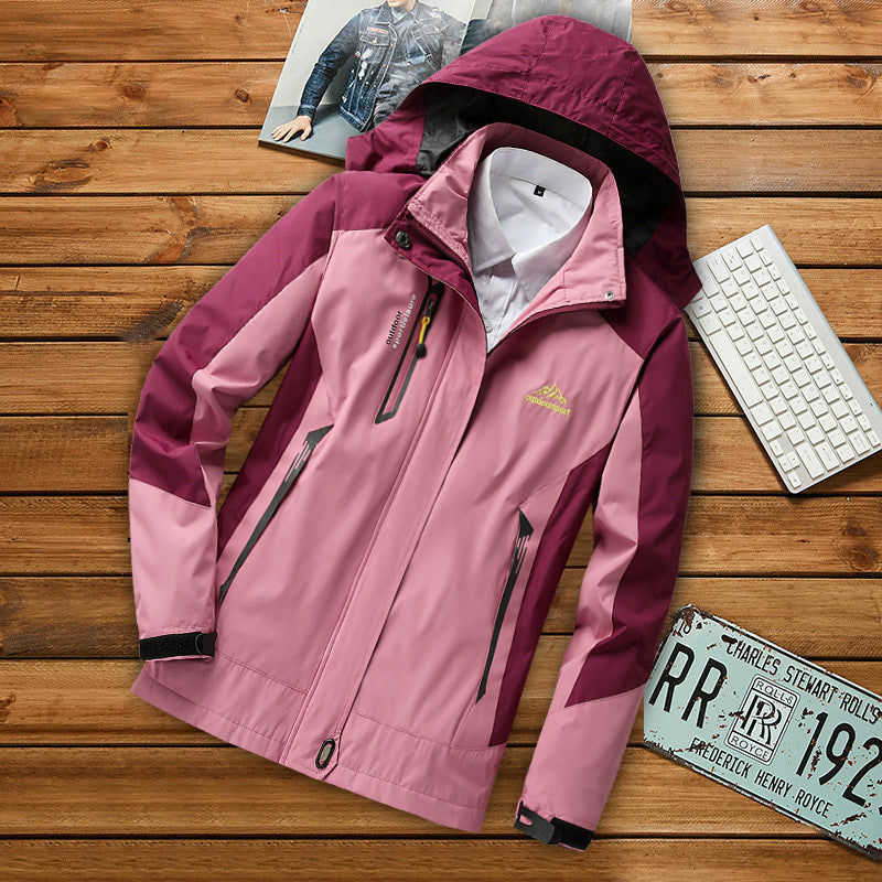 Spring And Autumn Thin With Shell Coat Outdoor Sports Workwear Coat Printing