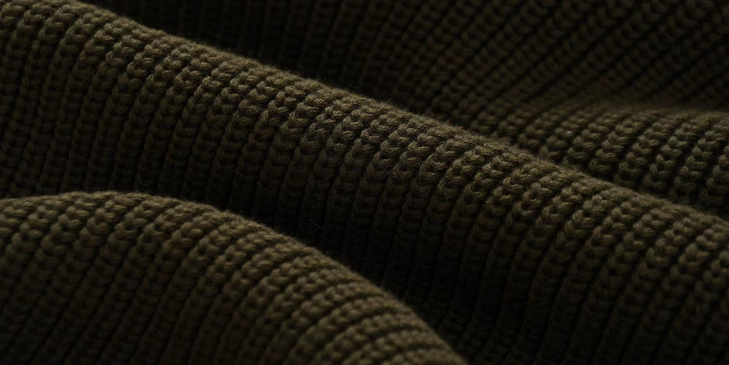 Ami Kaji Semi-turtleneck Fashion European Sweater