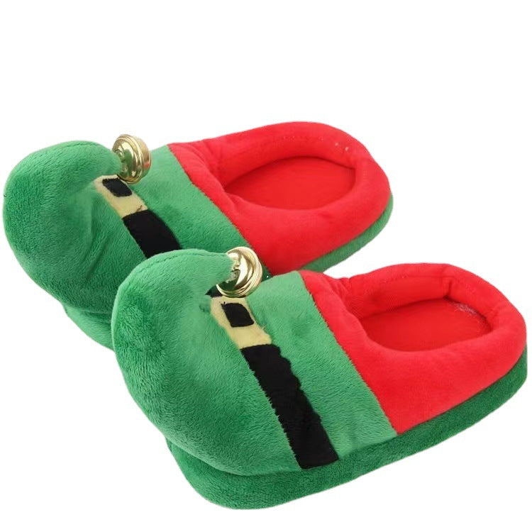 Christmas Parent-child Home Cotton Slippers