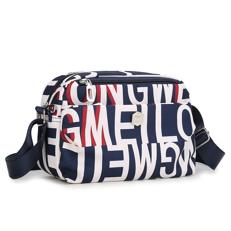 Women's Large-capacity Crossbody Bag, South Korean Silk Casual