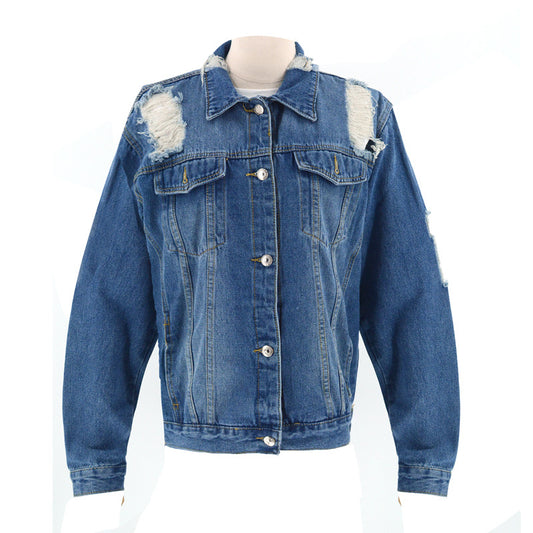 European And American Slim All-match Denim Female Jacket Women