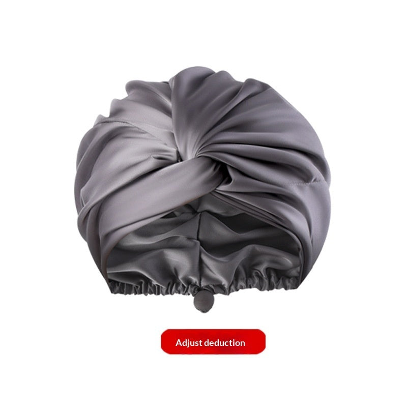 Silk-like Fabric Stretch Satin And Ice Sleep Caps