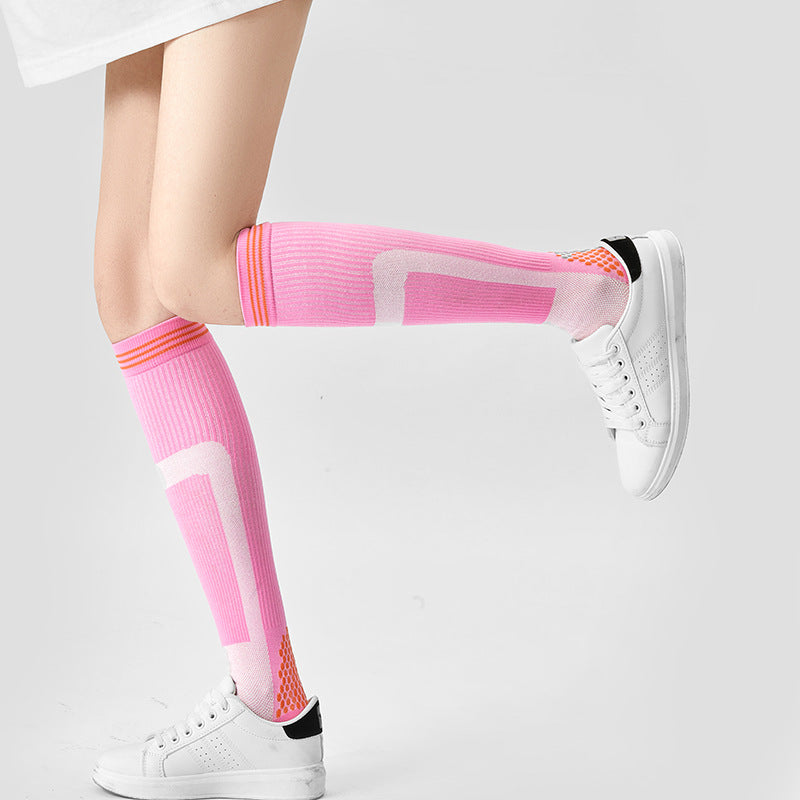 Fitness Sports Compression Socks Female Calf Yoga Towel Massage