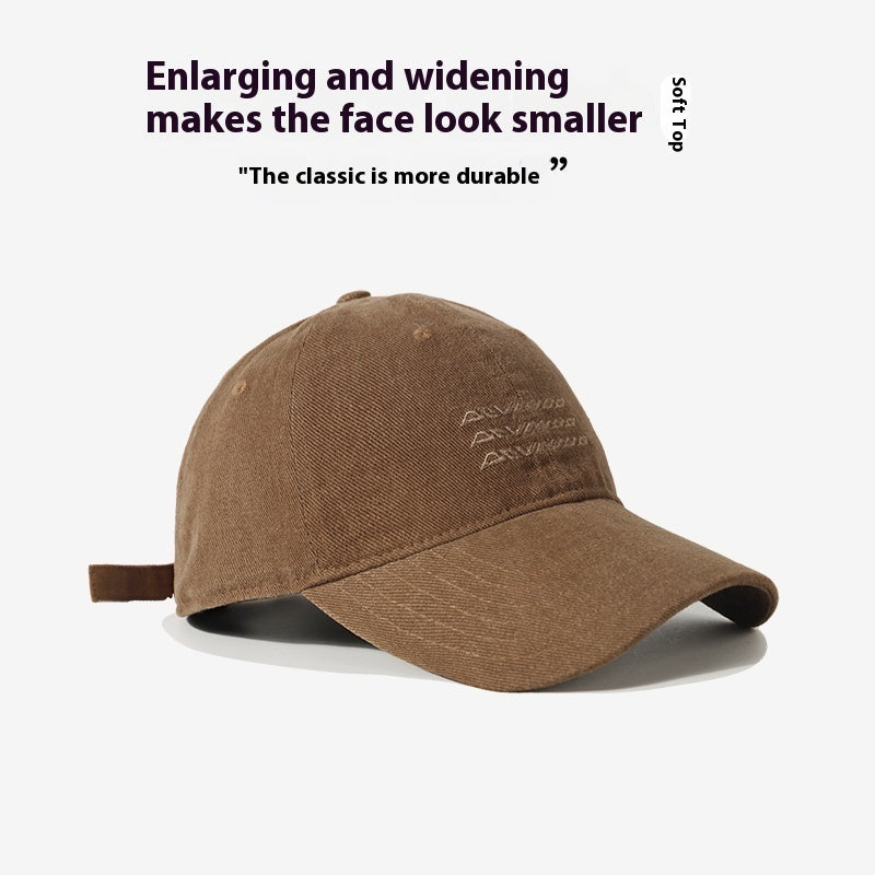 Retro Washed Brushed Sun-proof Peaked Cap