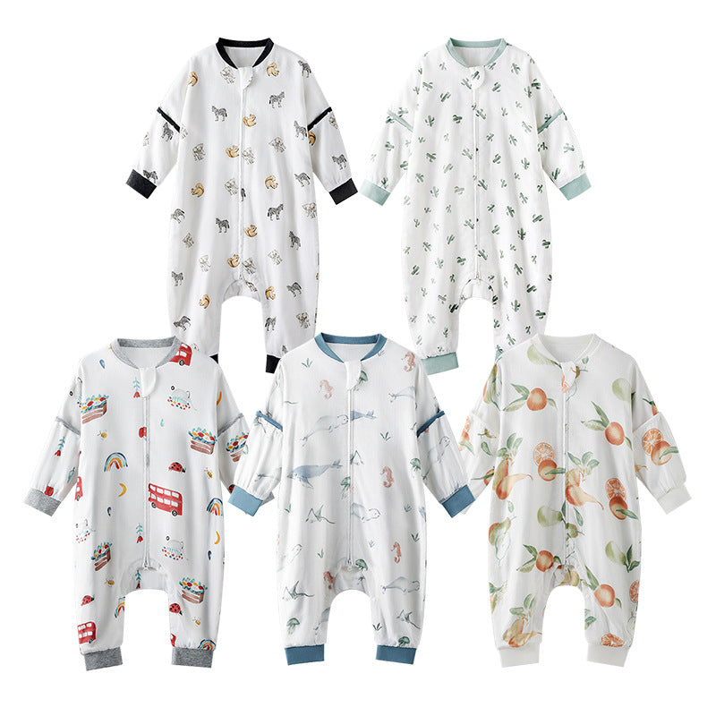 Girls' Personalized Fashion All-season One-piece Pajamas