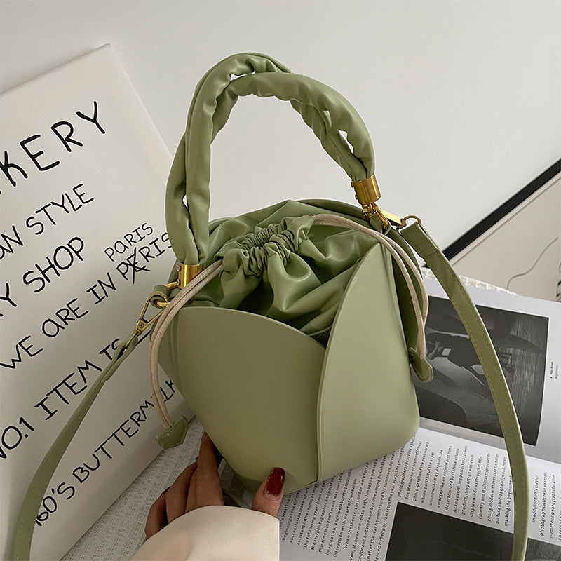 Fashion Women's Bag Messenger Bag Retro Single Shoulder Bucket Bag