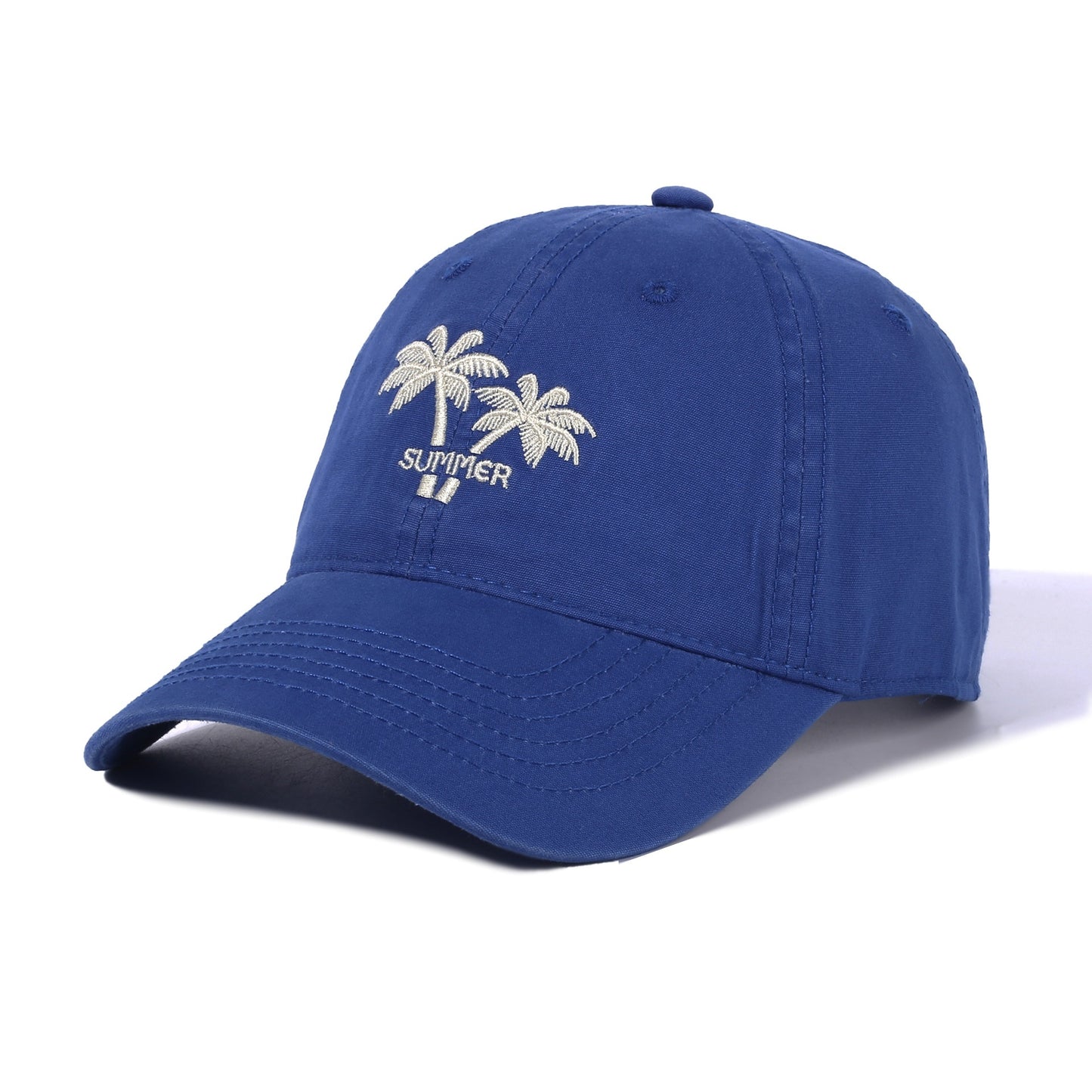 Versatile Soft Top Embroidered Baseball Cap
