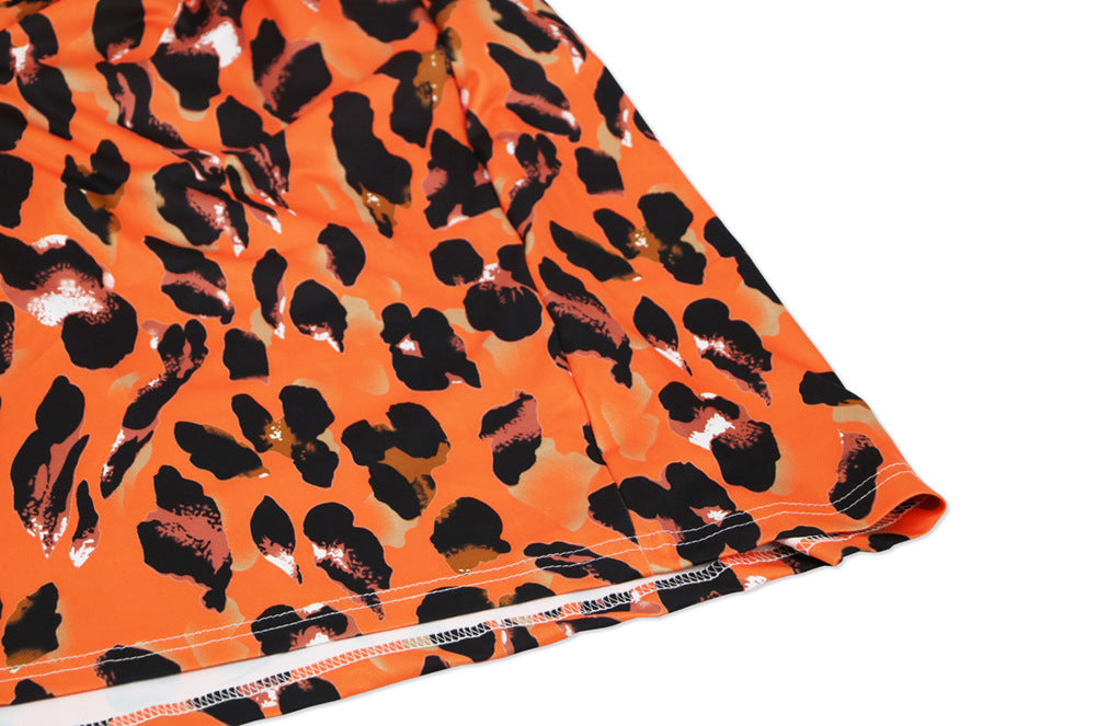Beautiful Leopard Print Long Dress
