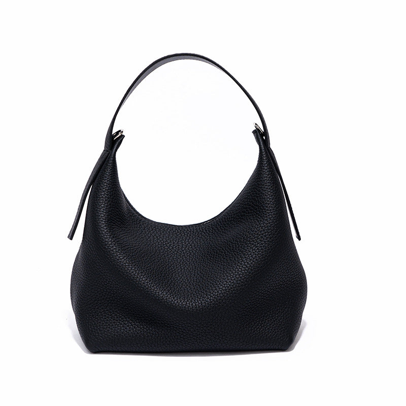 Soft Pillow Shoulder Bag Summer Fashion Casual First Layer Cowhide Women's Handbag
