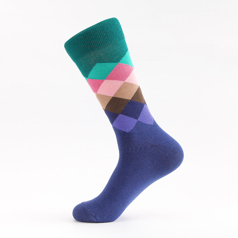 Shaping Sweat Absorbing And Deodorant Men's Trendy Long Hip Hop Cotton Socks