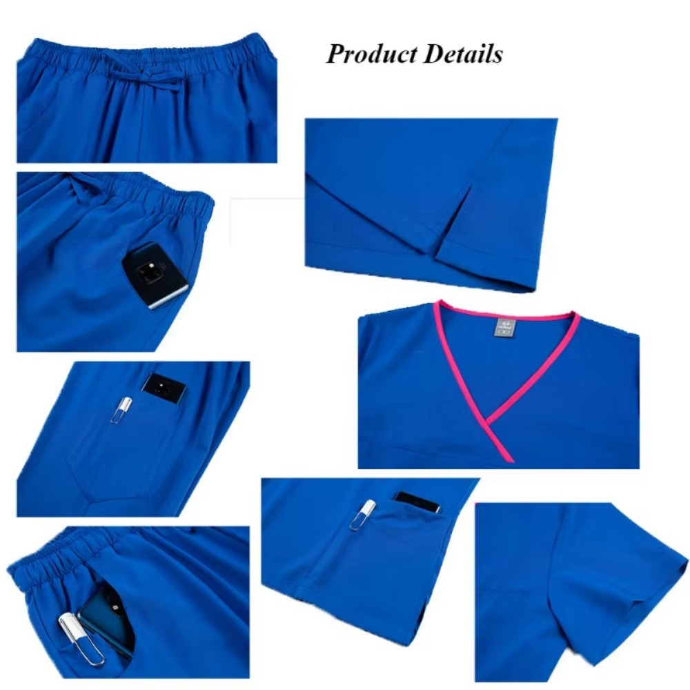 Uniform Sets Stretchy, Quick-drying Surgical Scrubs For Medical Staff In Operating Rooms