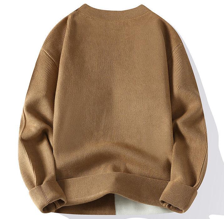 Men's Pullover Round Neck Warm Sweater