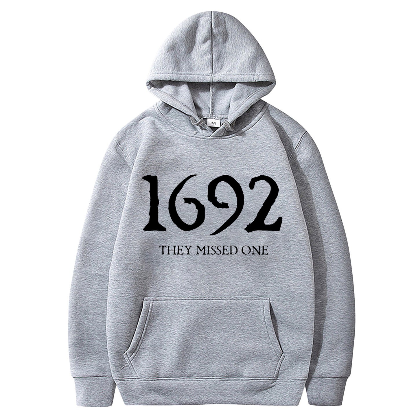 Women's Missing A Hooded Printed Sweater