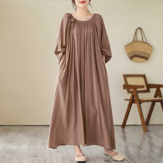 New Loose Fitting Flattering Below The Knee Length Dress