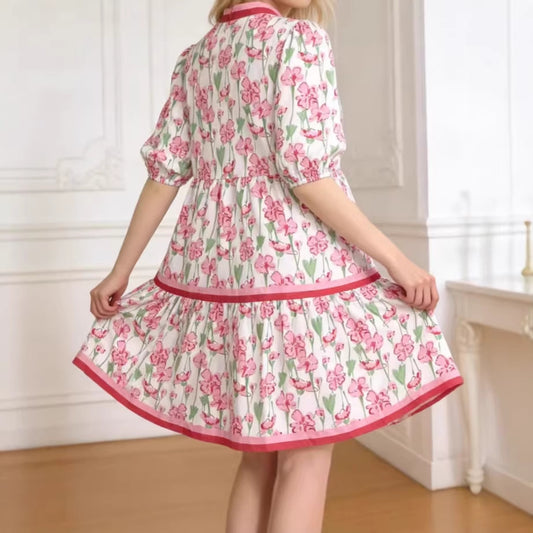 Moderigtig Casual Lang Løs Retro Prinsekjole