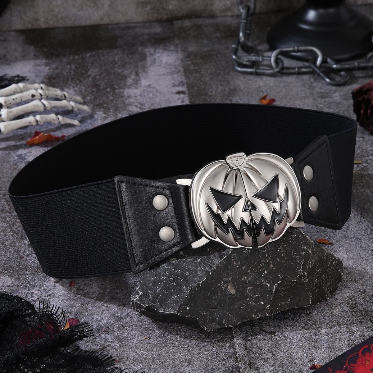 Fashionable, Versatile Pumpkin-head Alloy Buckle Belt