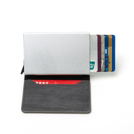 New Fashion Wallet Card Holder Women's Aluminum Alloy Card