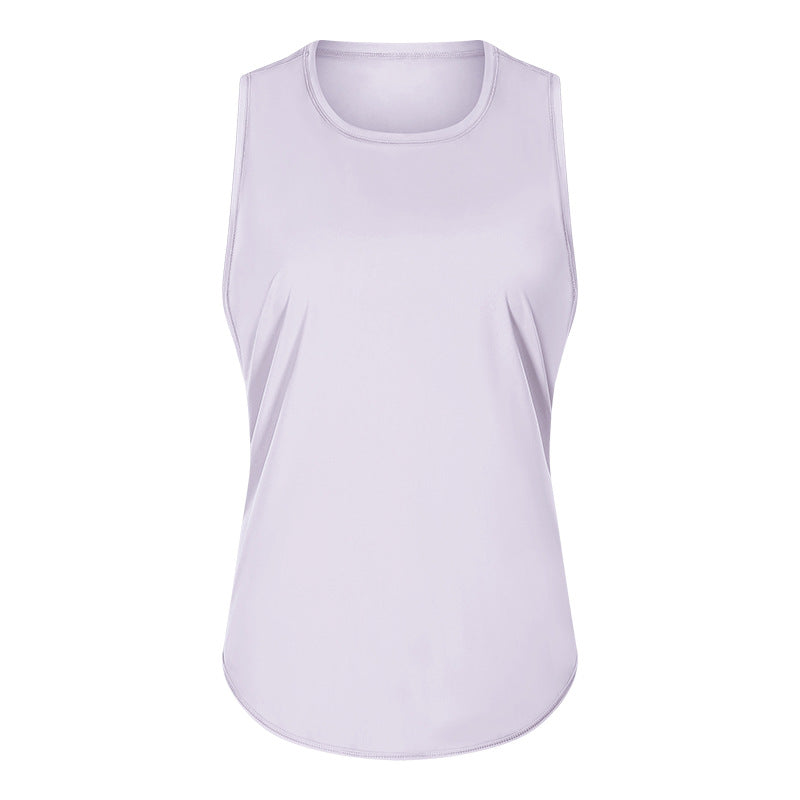 Women's Fitness Running Fashion Bandage Quick-drying Breathable And Loose Sleeveless Blouse