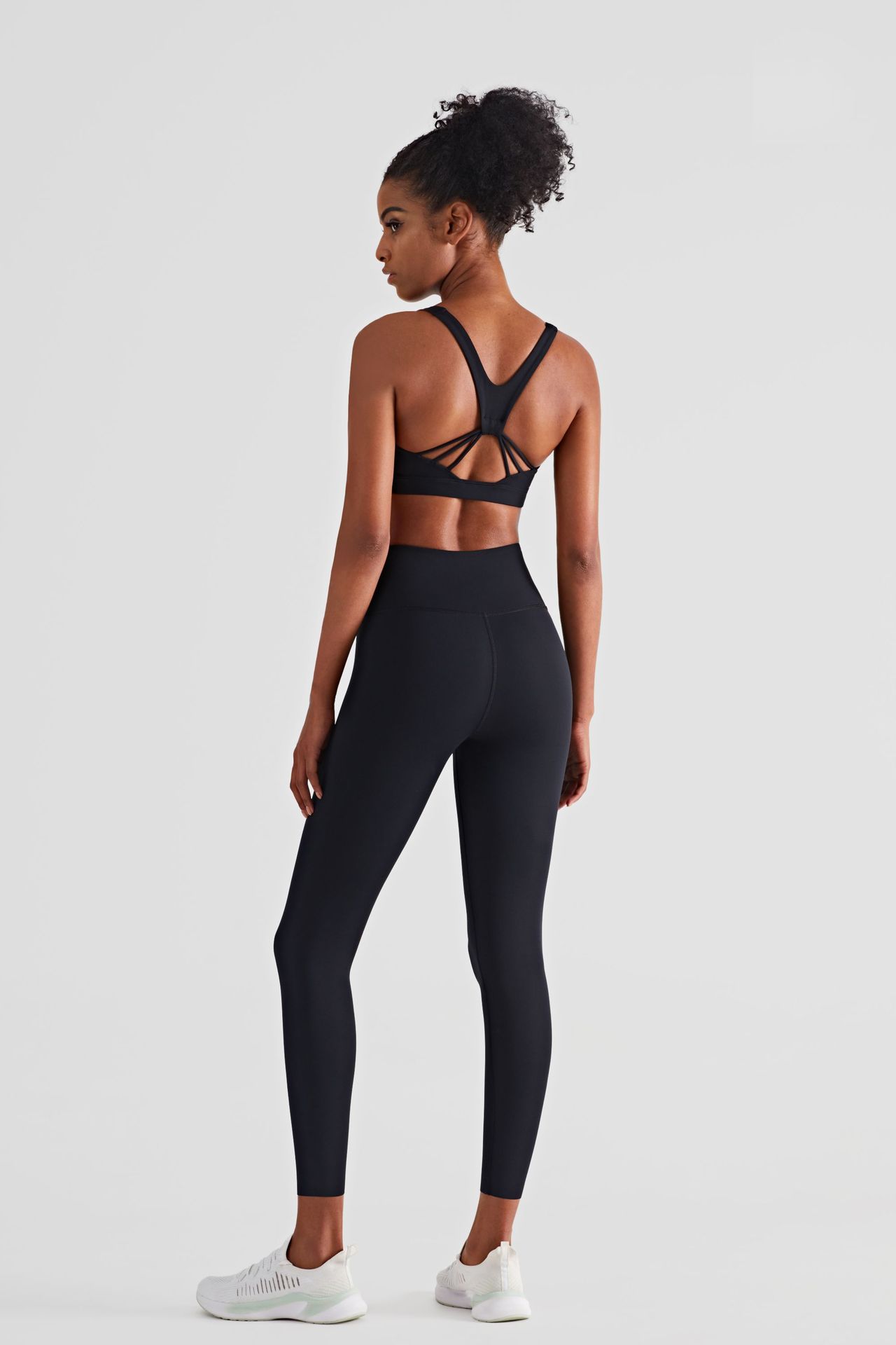 Fitness Leggings Hot Sweat Double Waist Thin Outdoor Hips Yogabukser