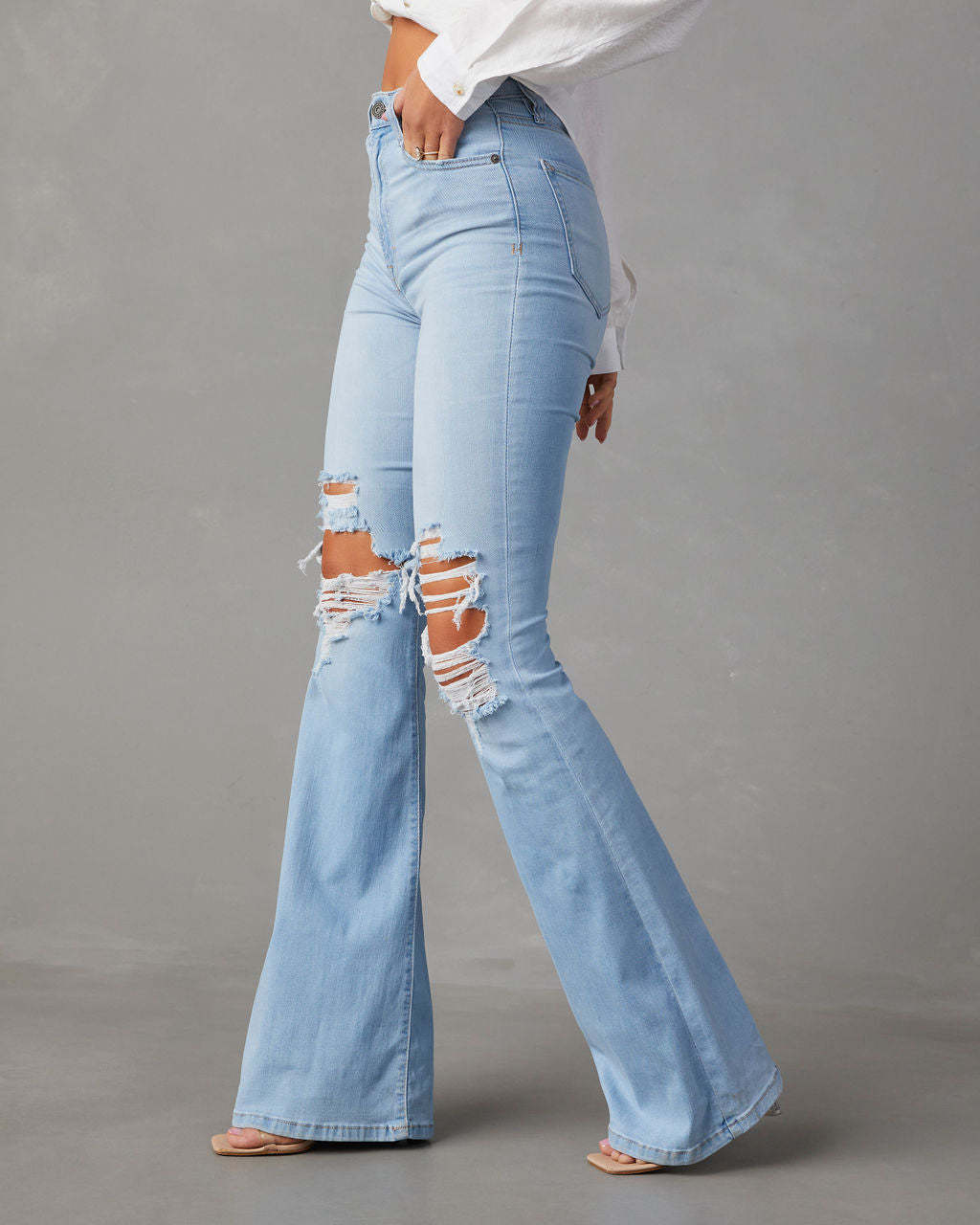 Jeans med vide ben til kvinder: Moderigtige og elegante