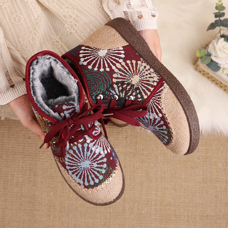 Women's Winter Cloth Shoes Non-slip