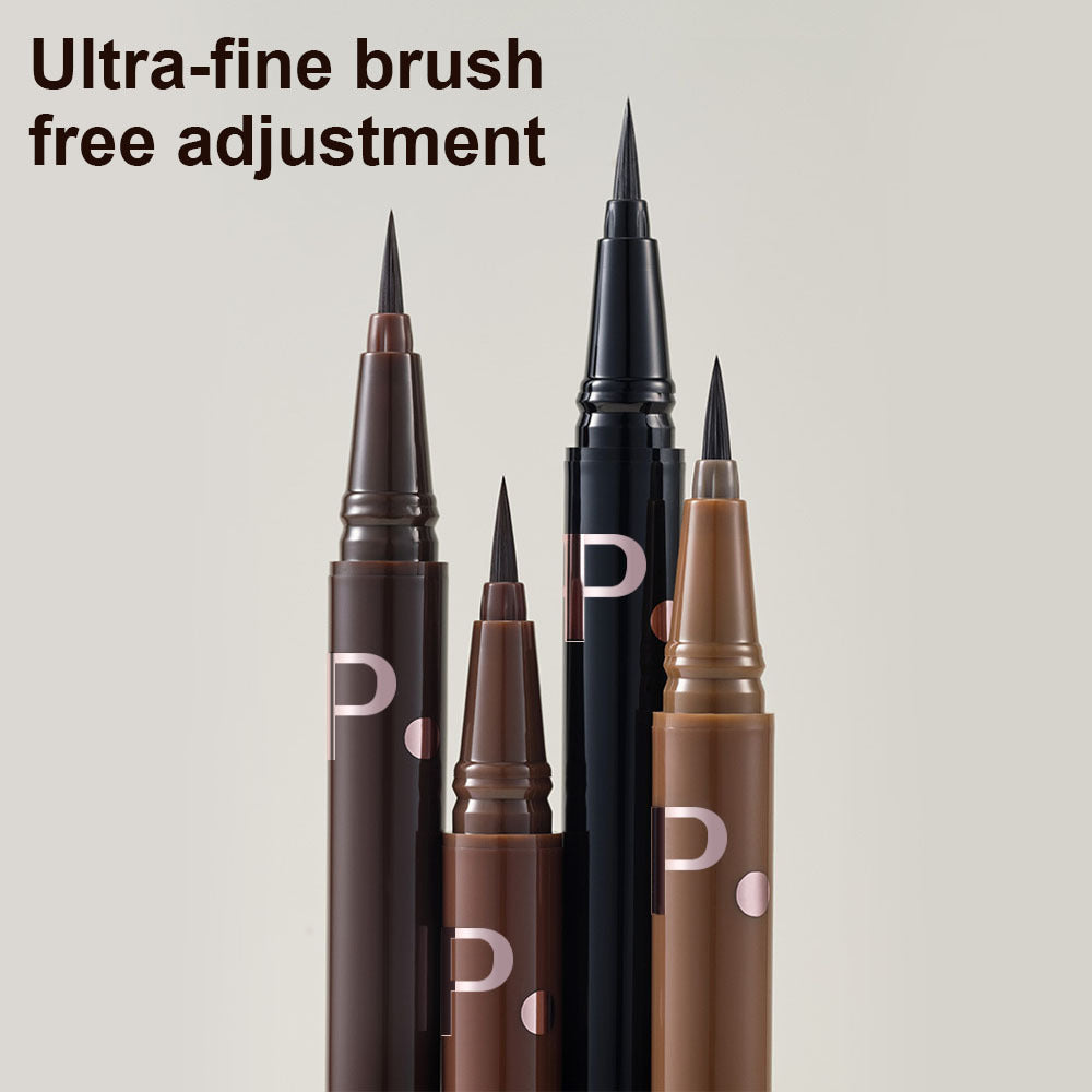Fiber-tip Eyeliner Pen With Soft Brush Tip Waterproof Long-lasting And Smudge-proof