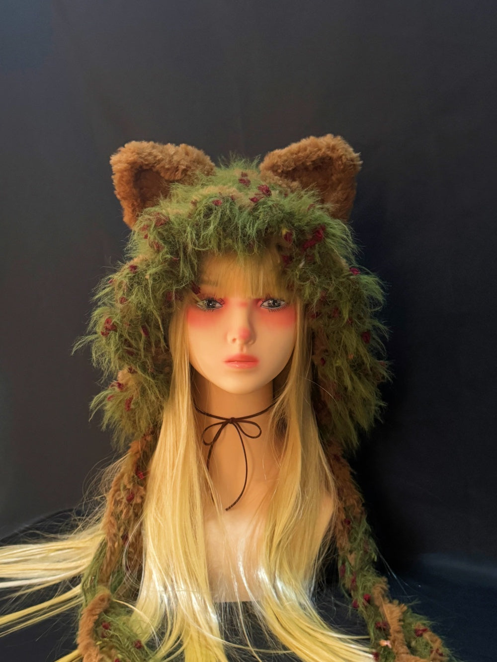 Women's Creative Versatile Cat Plush Warm Hat