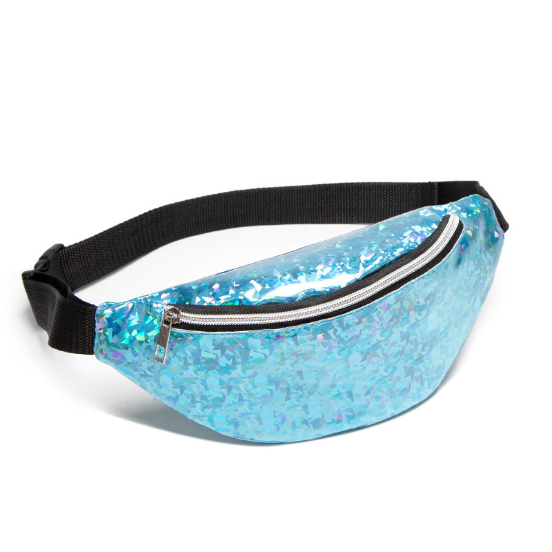 Women's Sequin One Shoulder Crossbody Chest Bag