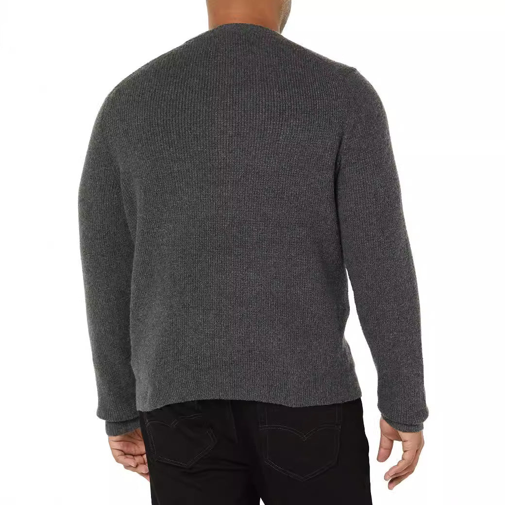 Crew Neck Casual Men's Sweater Loose Pullover Knitwear