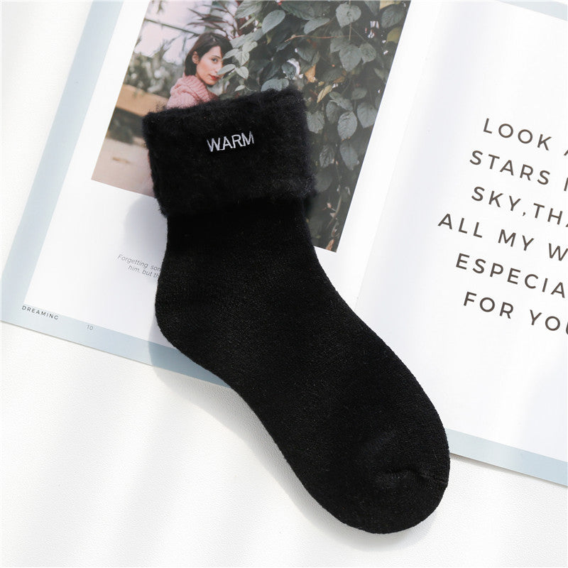 Velvet Thickening Socks Children's Warm Snow