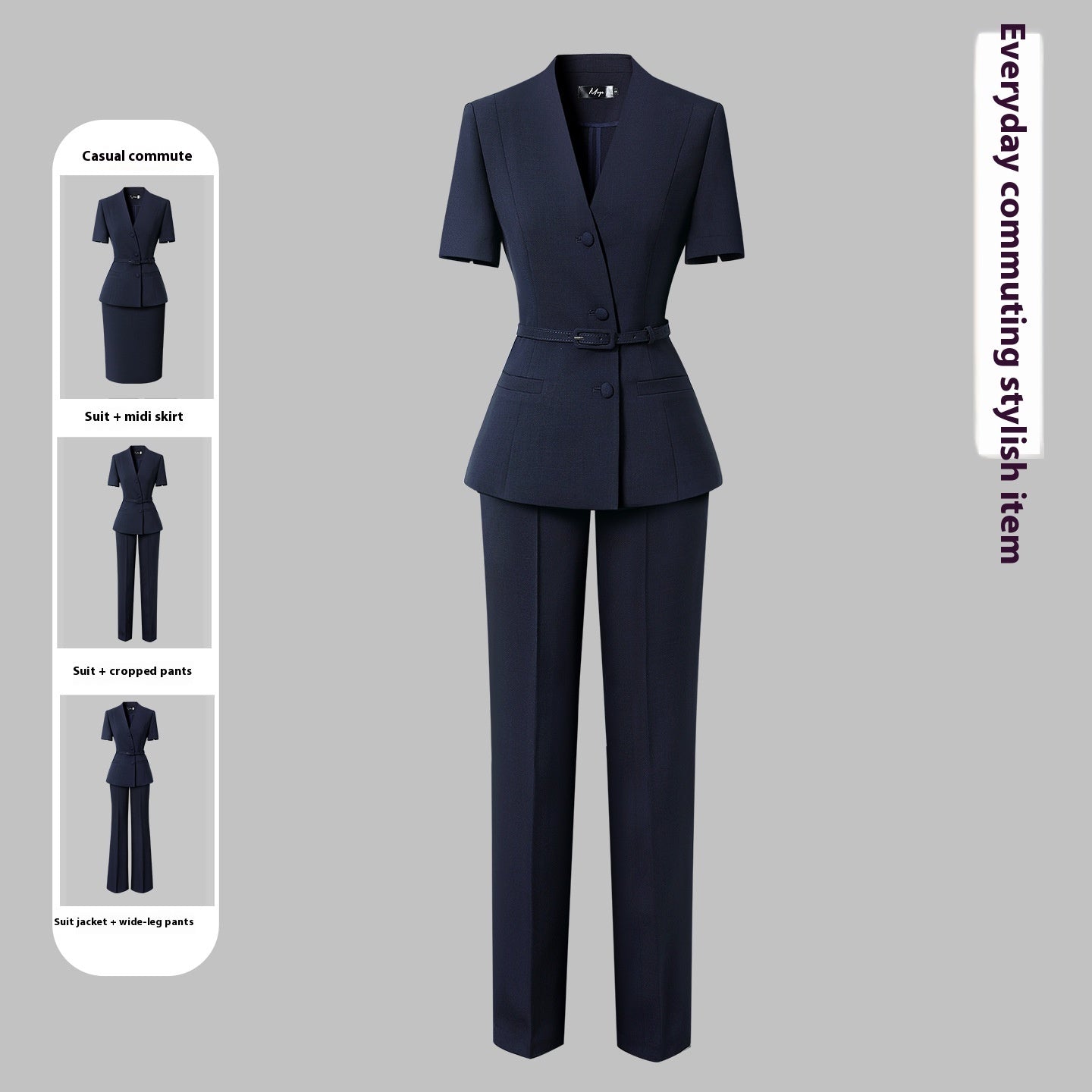 Short Sleeve Suit Women's Summer Thin Business Wear
