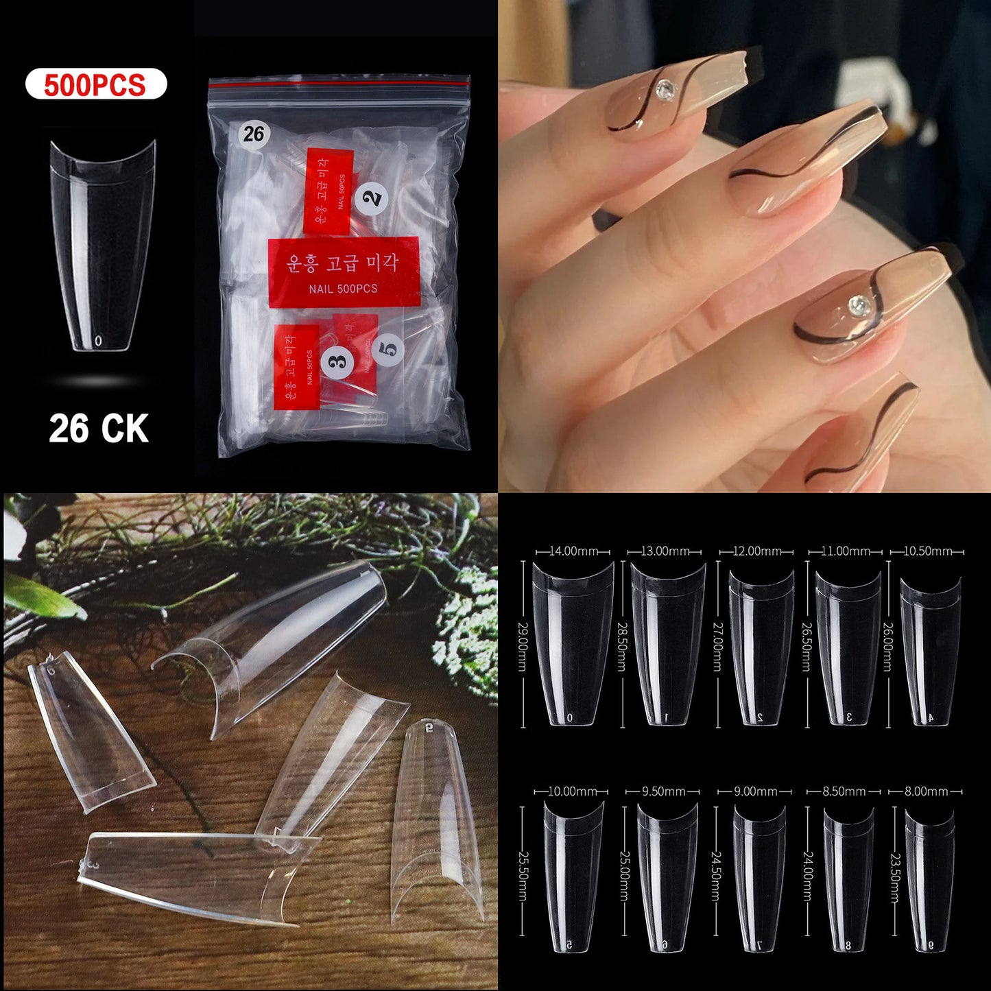 French Pointed Non-marking Ballet Transparent