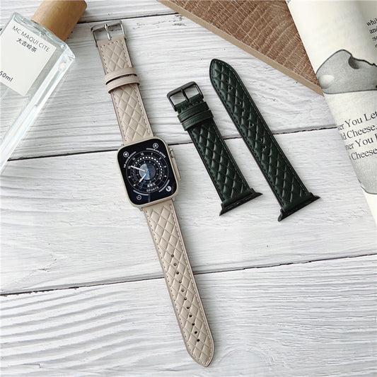 Diamond Checker Starlight Cowhide Watch