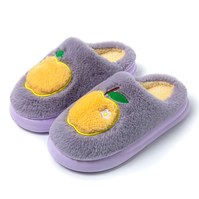Women's Autumn And Winter Indoor Home Cotton Slippers