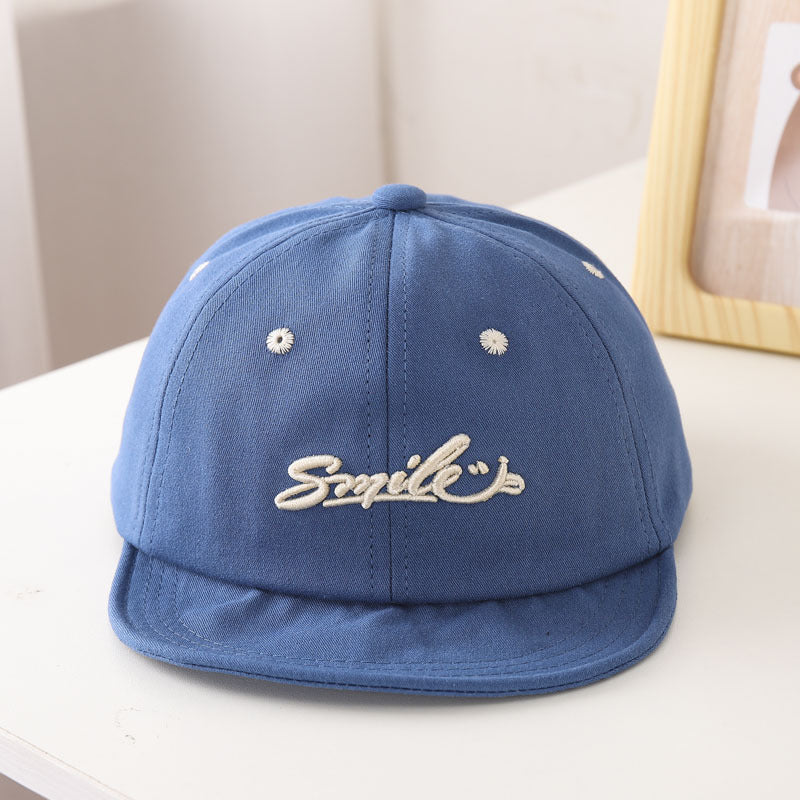Embroidered Letter Baby Cotton Hat