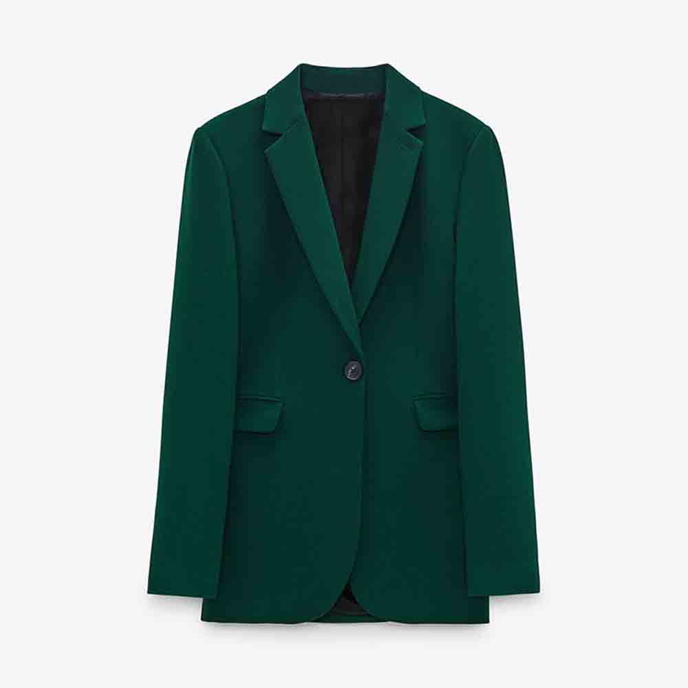 Female Temperament All-match Solid Color Casual Suit Jacket